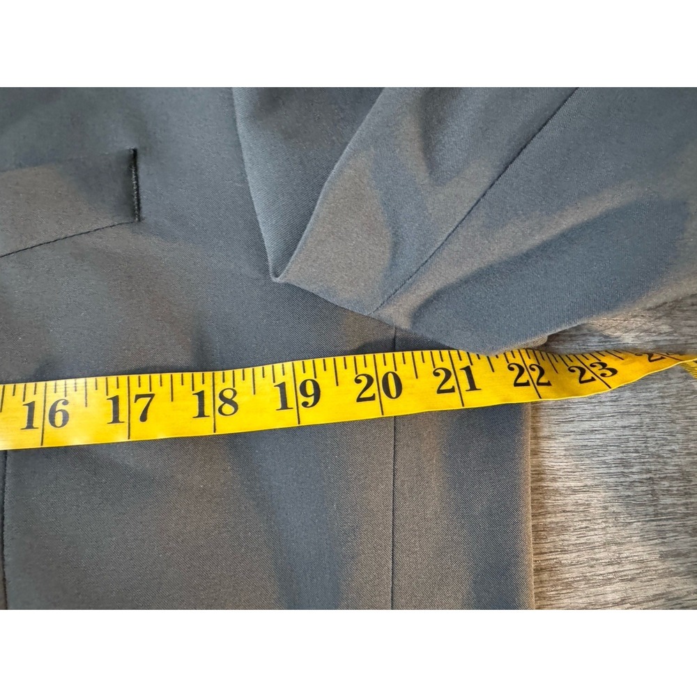 NEW Zara Blazer Sports Coat Jacket Lined Mens Size 44 Charcoal Gray - Picture 9 of 16